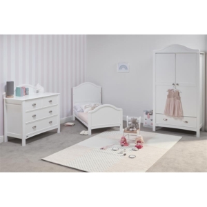 East Coast Toulouse 3 Piece Roomset-White Half Price Mattress Of