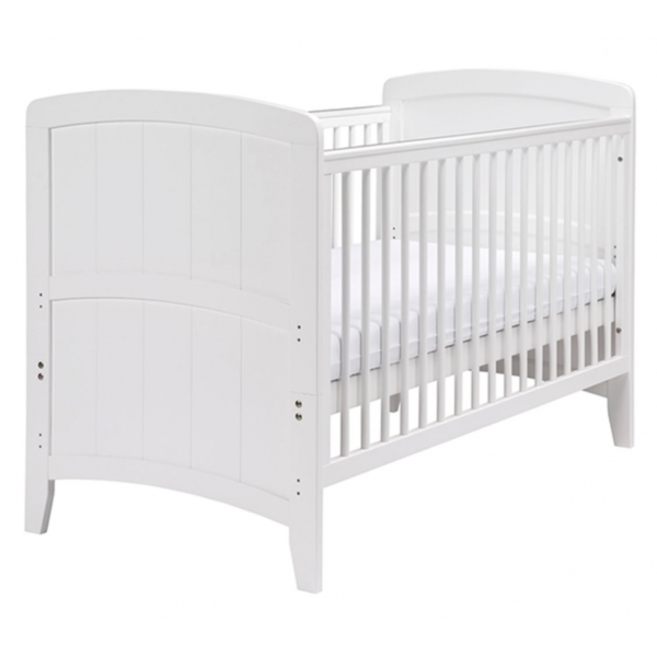 East Coast Venice Cot Bed-White