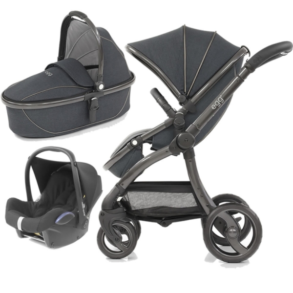 egg® 3in1 Cabriofix Travel System-Carbon Grey (New 2019)