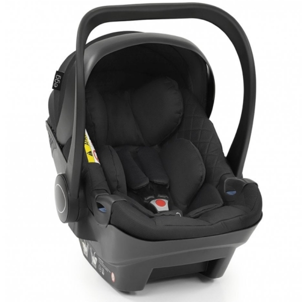 egg Shell i-Size Car Seat-Just Black