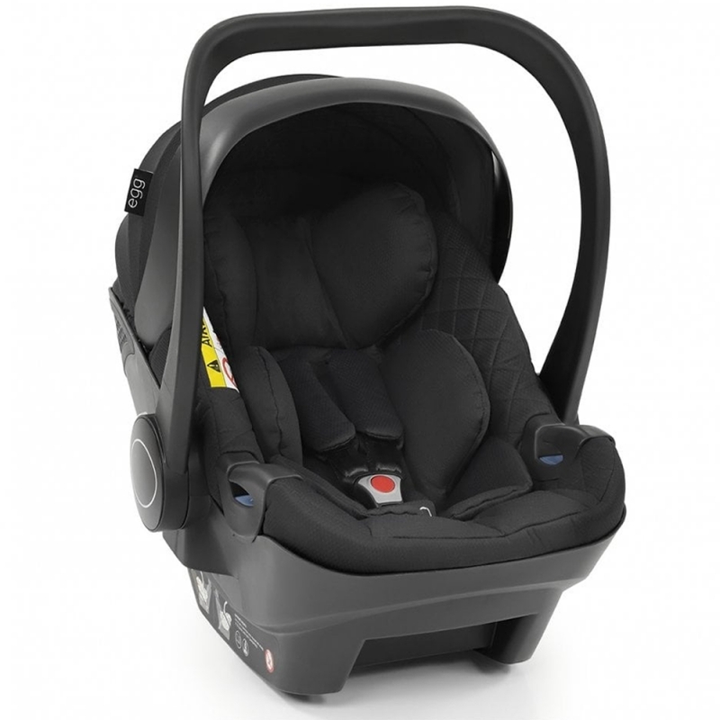 egg Shell i-Size Car Seat-Just Black