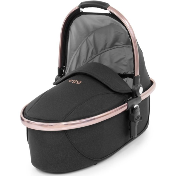 egg® Special Edition Rose Gold Carrycot-Diamond Black