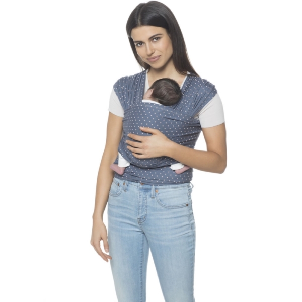 Ergobaby Lightweight Aura Wrap-Coral Dots