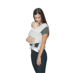 Ergobaby Lightweight Aura Wrap-Grey Stripes