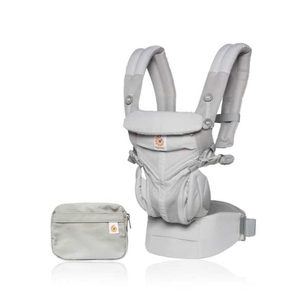 Ergobaby Omni 360 Cool Air Mesh Baby Carrier-Pearl Grey