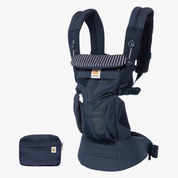 Ergobaby Omni 360 Cool Air Mesh Baby Carrier-Pink Stripes