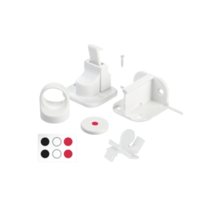 Fred Pack of 2 Invisible Magnetic Lock-Pure White