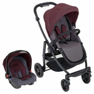 Graco Evo 2in1Travel System-Crimson