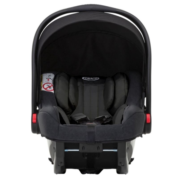 Graco Snugride I-Size Group 0+ Car Seat-Midnight Black