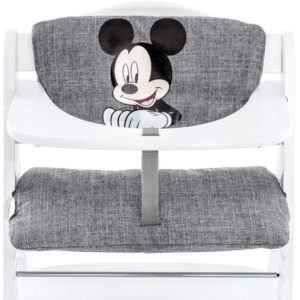 Hauck Disney Alpha Highchair Pad Deluxe-Mickey Grey (NEW)