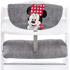 Hauck Disney Alpha Highchair Pad Deluxe-Minnie Grey (NEW)