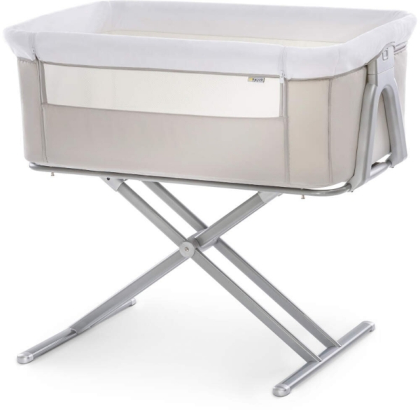 Hauck Face To Me Bedside Crib-Beige