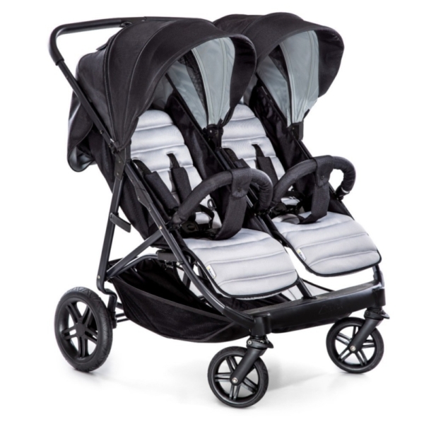 Hauck Rapid 3R Duo Stroller-Silver/Charcoal