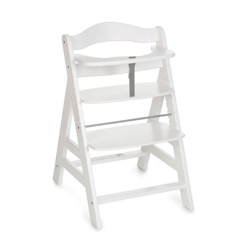 Hauck Alpha+ Highchair-White (New 2018)