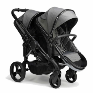 iCandy Peach Double Pushchair-Phantom/Dark Grey Twill (New 2020)