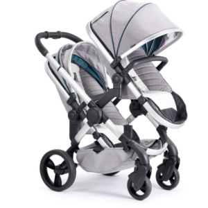iCandy Peach Double Pushchair-Satin/Dove Grey