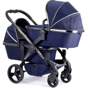 iCandy Peach Phantom Blossom Twin Pushchair-Indigo