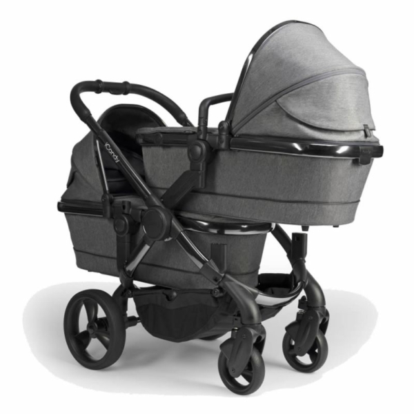 iCandy Peach Twin Pushchair-Phantom/Dark Grey Twill (New 2020)