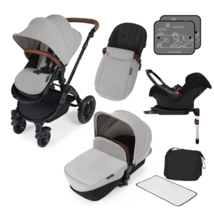 Ickle Bubba Stomp V3 Black Frame Travel System With Galaxy Carse