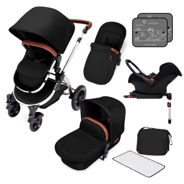 Ickle Bubba Stomp V4 Chrome Frame Travel System With Galaxy Cars