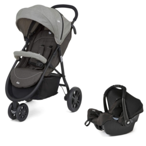 Joie Litetrax 3-Wheel Travel System-Dark Pewter (New 2018)
