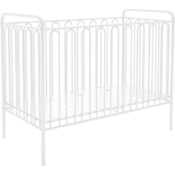 Kidsaw Kudl Kids Vintage Metal Baby Cot-White