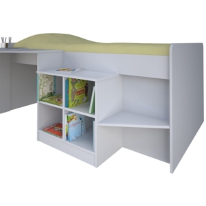 Kidsaw Loft Station Pilot Cabin Bed-White