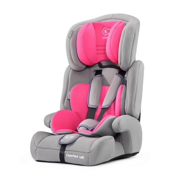 Kinderkraft Comfort Up Group 1/2/3 Car Seat-Pink