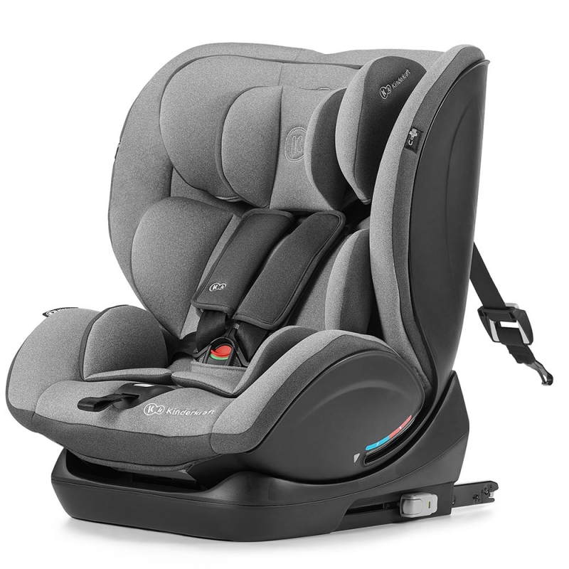 Kinderkraft MyWay Group 0 1 2 3 Car Seat With ISOFIX Base Grey the-7-best-car-seats-for-four-year-olds-2023