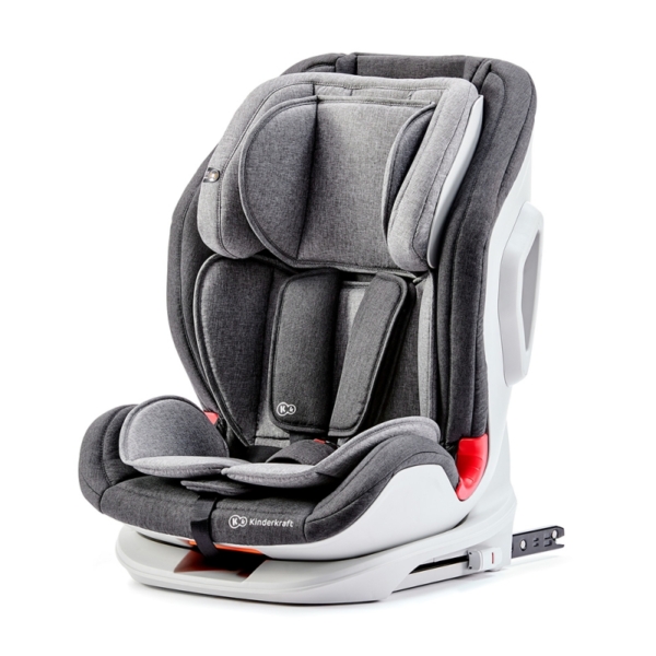 Kinderkraft Oneto3 Group 1/2/3 Car Seat with ISOFIX Base-Black/G
