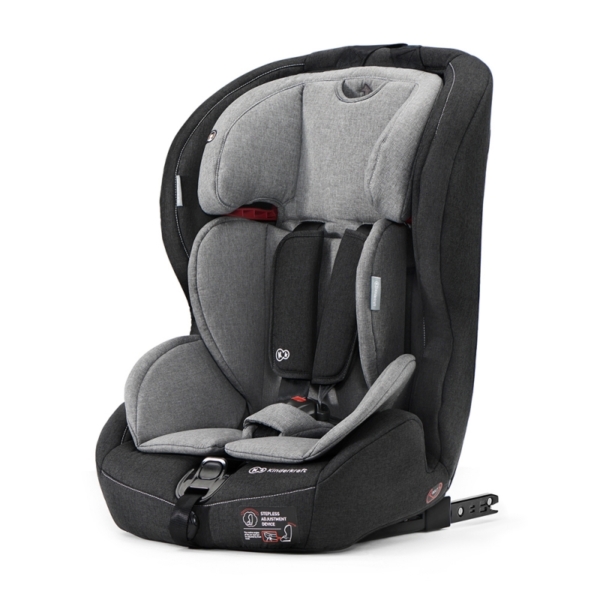 Kinderkraft Safety-Fix Group 1/2/3 Car Seat with ISOFIX Base-Bla