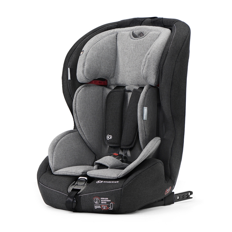 Kinderkraft Safety-Fix Group 1/2/3 Car Seat with ISOFIX Base-Bla