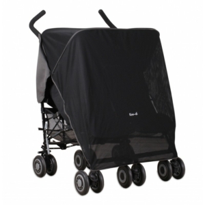 Koo-di Double Sun & Sleep Stroller Cover-Black