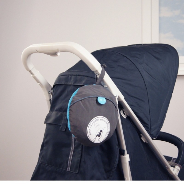 Koo-di Keep Me Dry Stroller Rain Cover-Grey