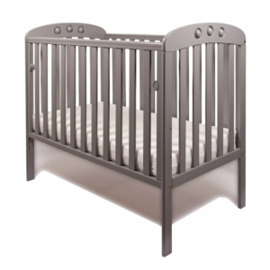 Little Babes Abbi Dropside Cot-Grey