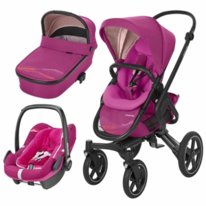Maxi Cosi Nova 3in1 Pebble Plus Travel System-Frequency Pink (NE