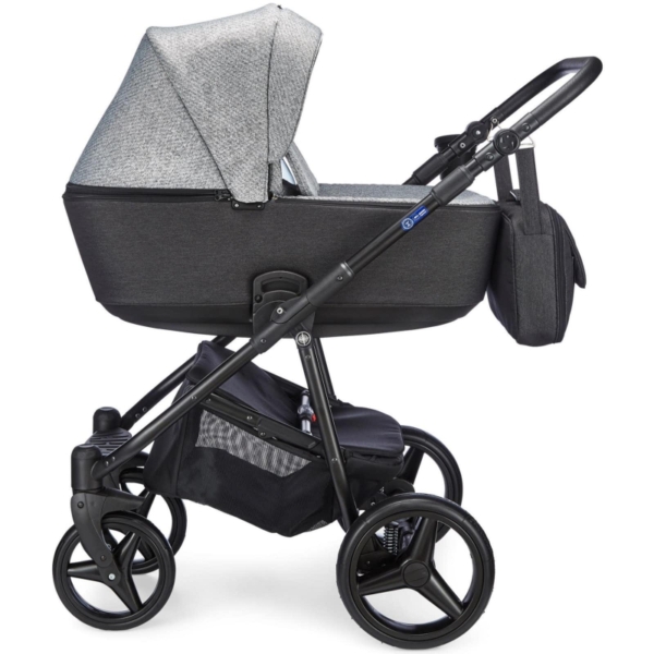 Mee-go Santino Travel System-Pepper Grey + Free Changing Bag Wor