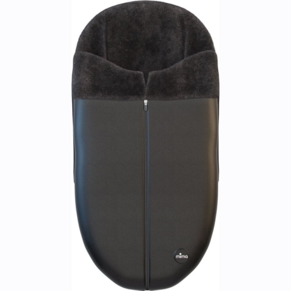 Mima Footmuff-Black Flair/Pure Black