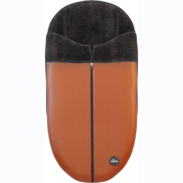 Mima Footmuff-Camel Flair/Pure Black