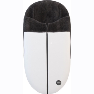 Mima Footmuff-Snow White/Pure Black