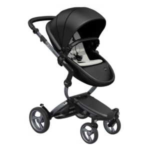 Mima Xari Single Pushchair with Graphite Chassis-Black/Stone