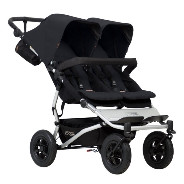 Mountain Buggy Duet V3 Twin Stroller-Black