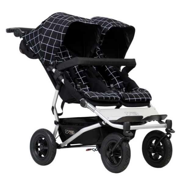 Mountain Buggy Duet V3 Twin Stroller-Grid