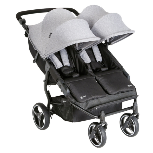My Child Easy Twin Double Stroller-Grey (NEW)