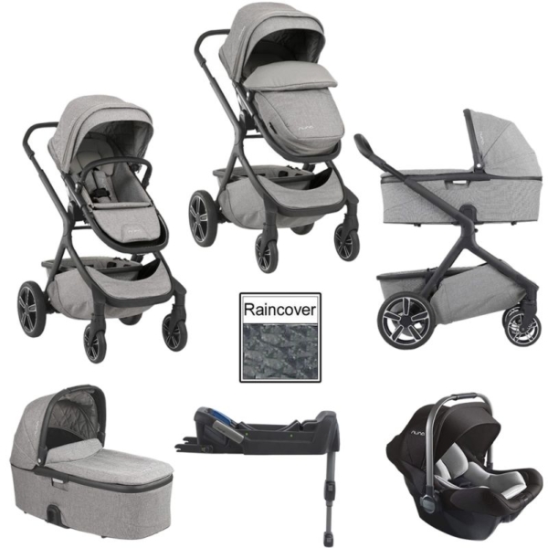 Nuna Demi Grow 3in1 Travel System-Frost