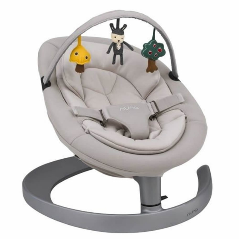 Nuna Leaf Reversible Toy Bar-Cinder/Bisque (New 2018)