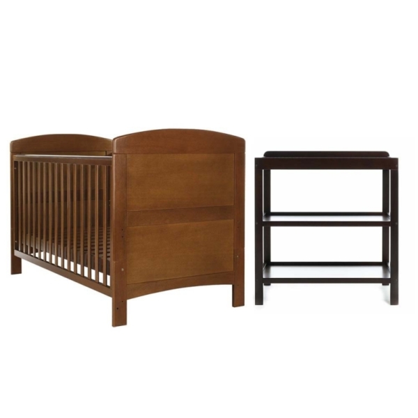 Obaby Grace 2 Piece Furniture Set-Walnut