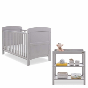 Obaby Grace 2 Piece Furniture Set-Warm Grey