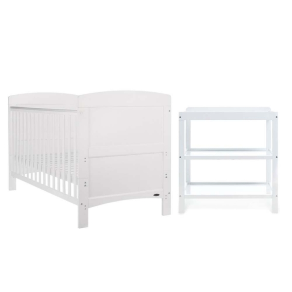Obaby Grace 2 Piece Furniture Set-White