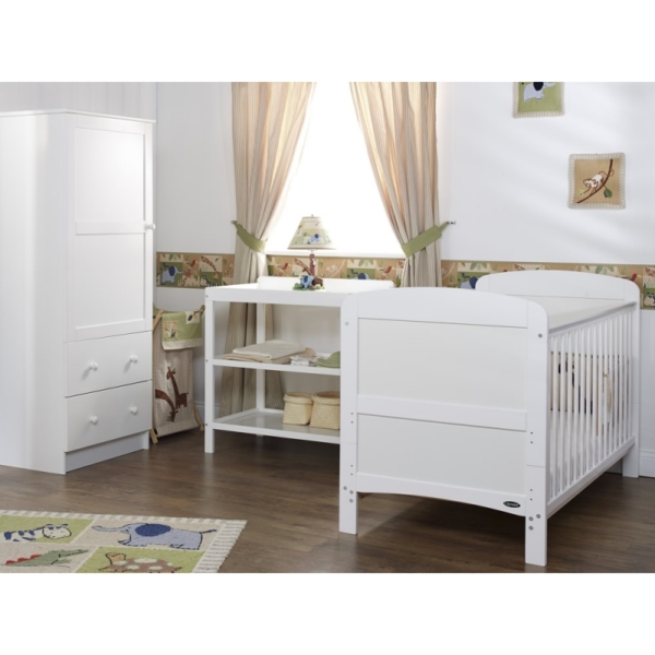 Obaby Grace 3 Piece Furniture Set-White